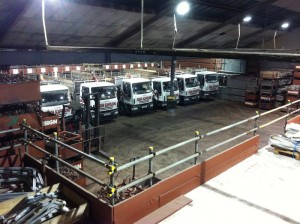 design scaffolding lorry fleet